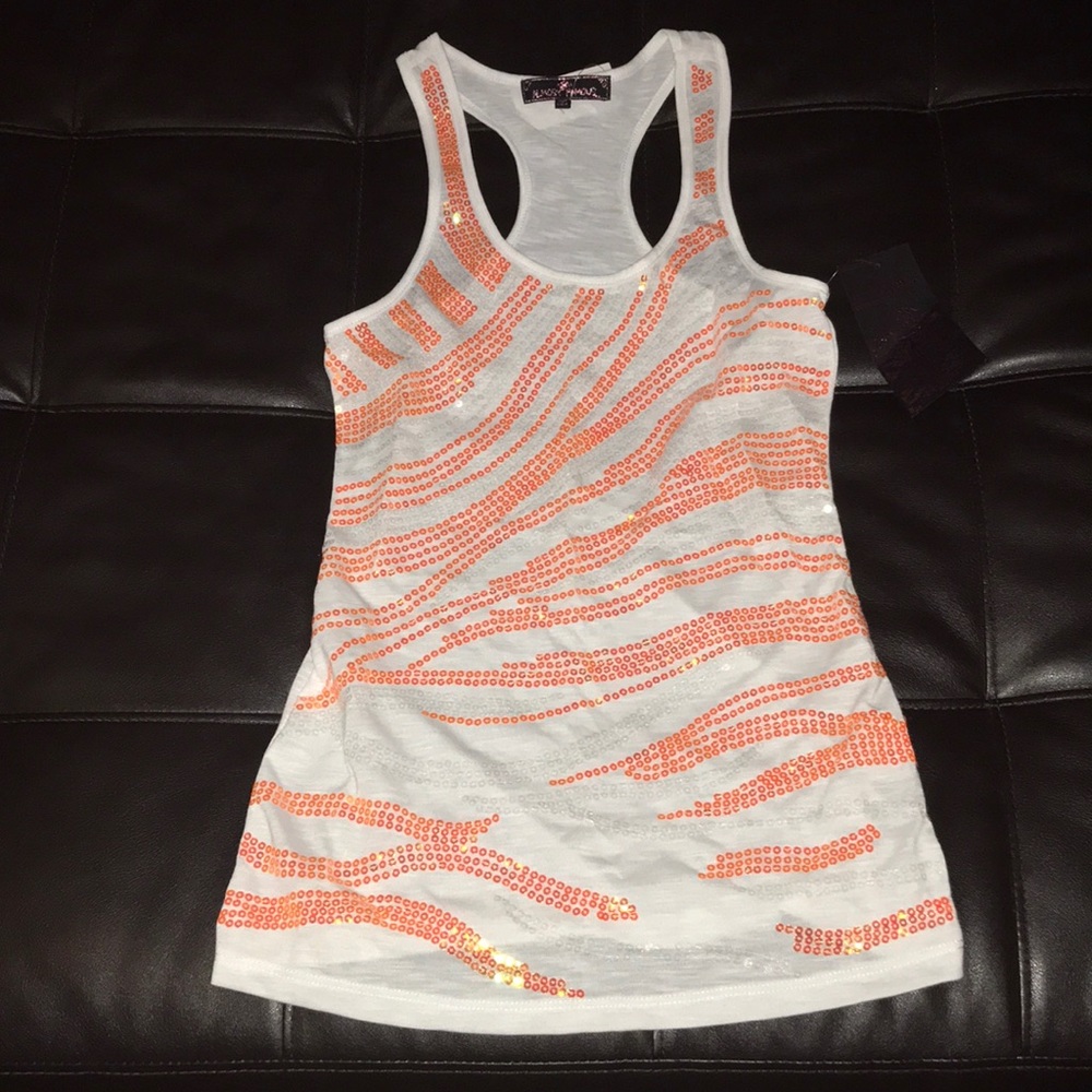 Sequin design racerback